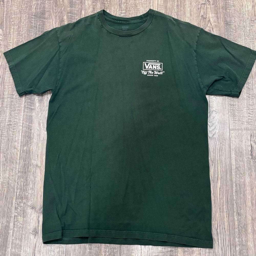 Vans Men's Dark Green Short Sleeve Tee